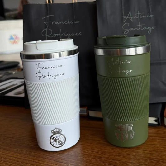 Copo Térmico com Detalhe Texturizado