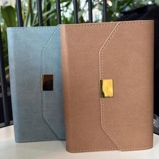 Bloco de Notas de Bolso com Fecho Magnético - Cores Pastel