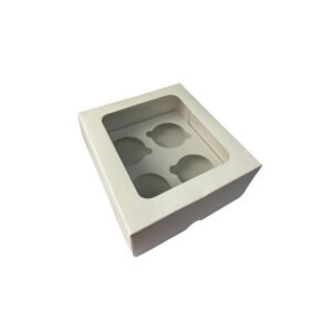 Caixa para 4 cup-cakes